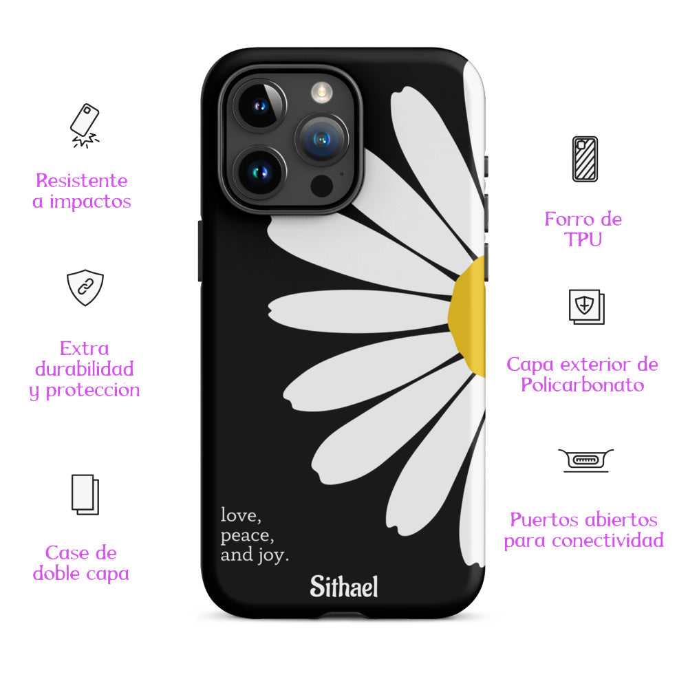 Daisy Black - Case de doble capa