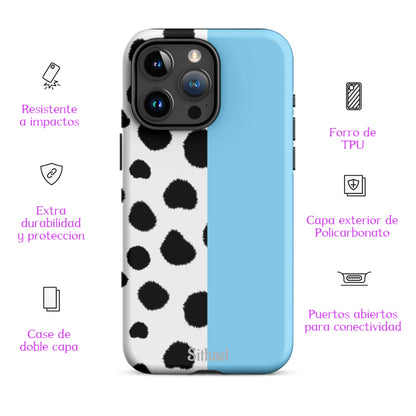 Cow and Blue - Case de doble capa