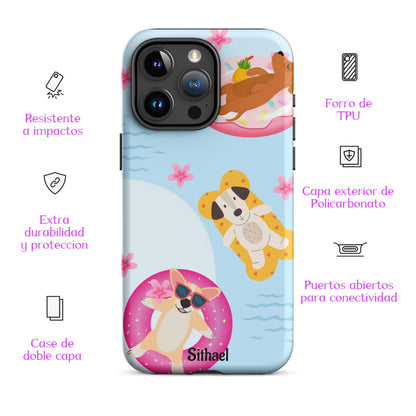 Swimming Dogs - Case Doble Capa