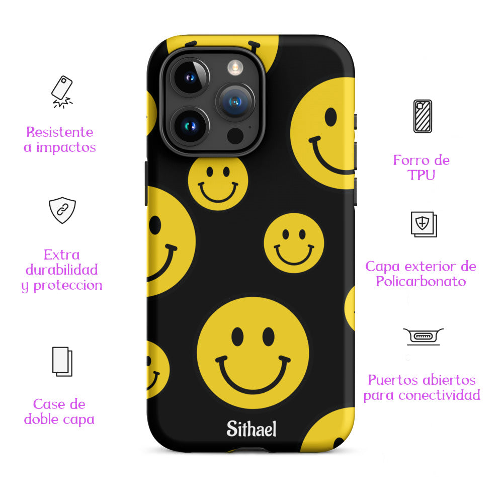 Black Smiles - Case de doble capa