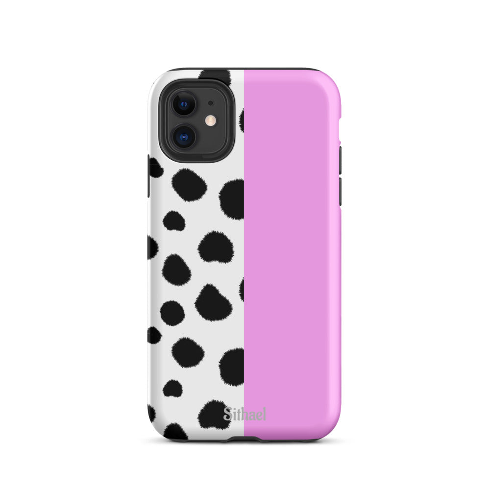 Cow and Pink - Case de doble capa