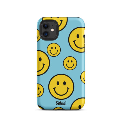 Blue Smiles - Case de doble capa