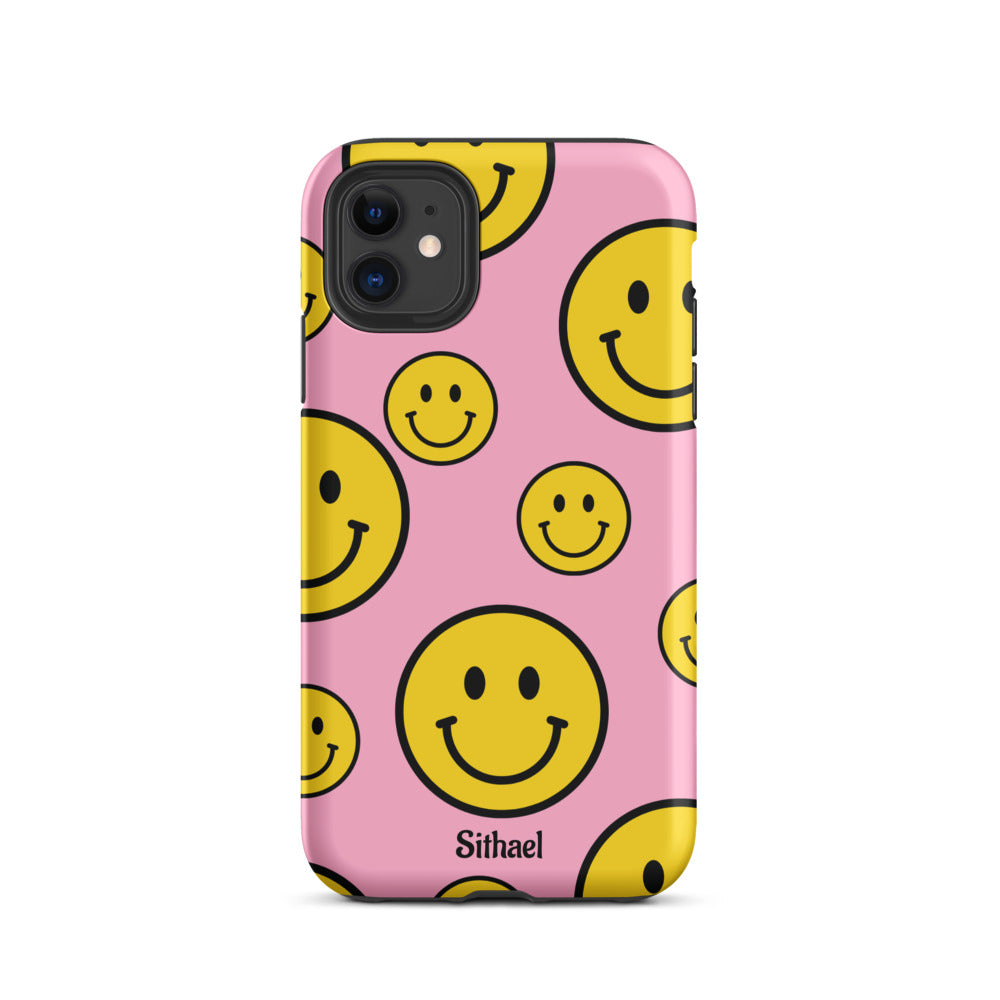 Pink Smiles - Case de doble capa