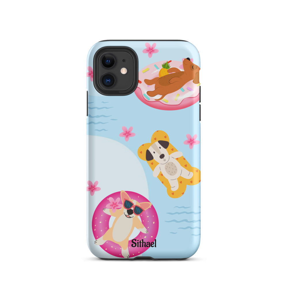 Swimming Dogs - Case Doble Capa