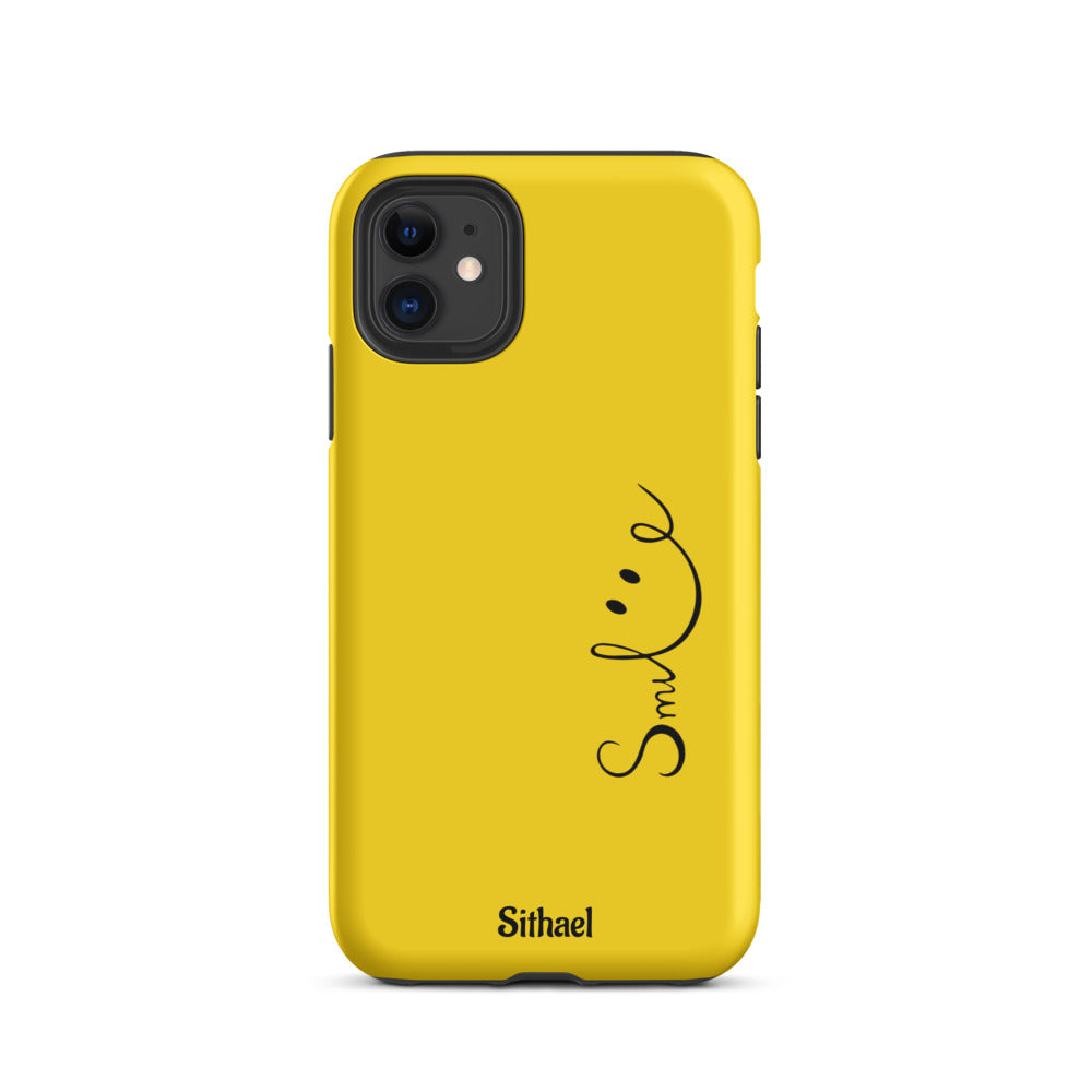 Smile Yellow - Case de doble capa