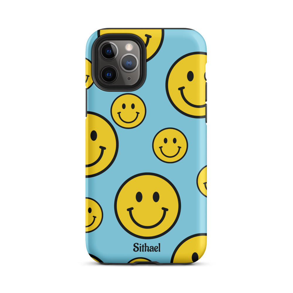 Blue Smiles - Case de doble capa