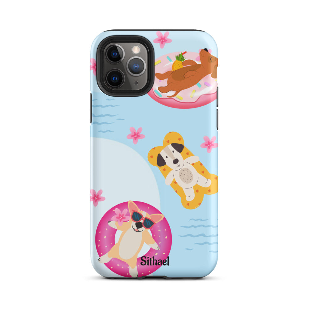 Swimming Dogs - Case Doble Capa