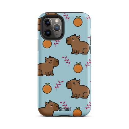 Capybara pattern - Case de doble capa