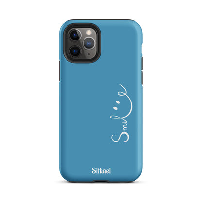 Smile Blue - Case de doble capa