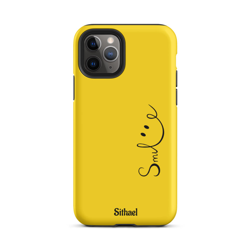 Smile Yellow - Case de doble capa