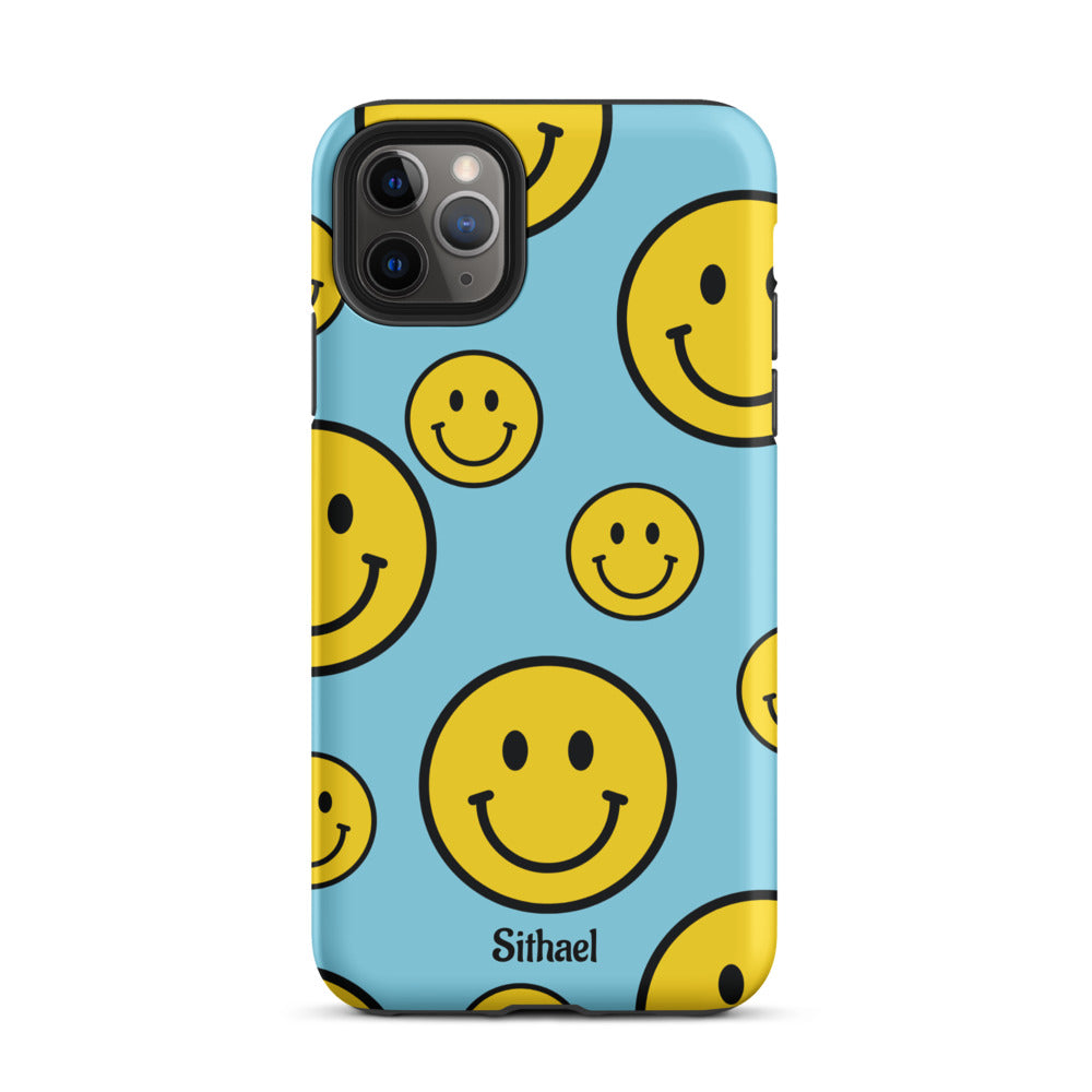 Blue Smiles - Case de doble capa