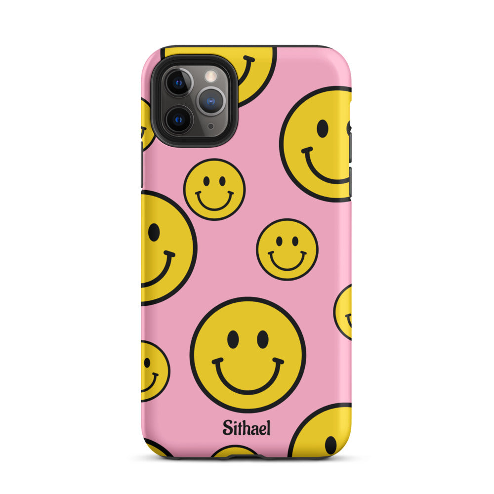 Pink Smiles - Case de doble capa