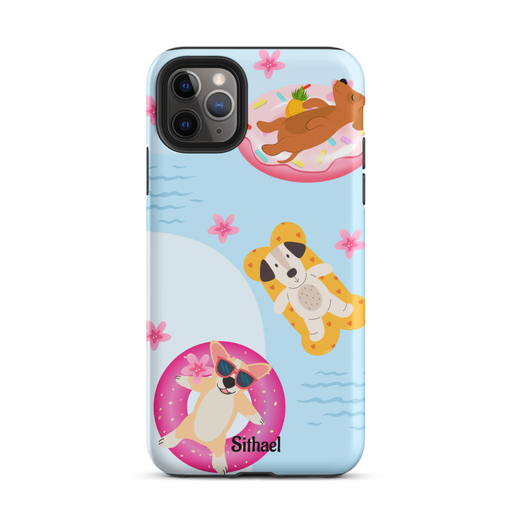 Swimming Dogs - Case Doble Capa