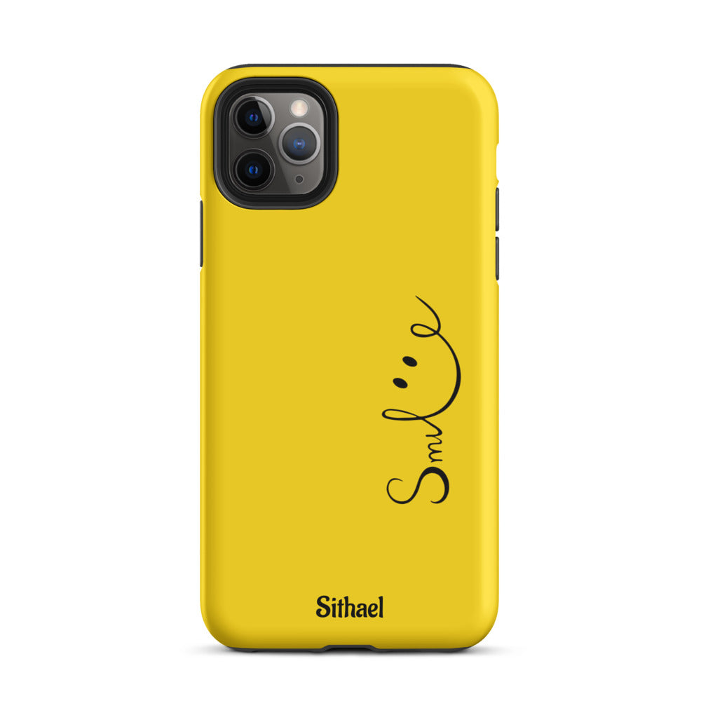 Smile Yellow - Case de doble capa