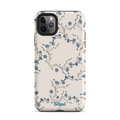 Blue Leaves - Case de doble capa