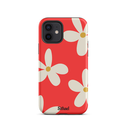 Red Flowers - Case de doble capa