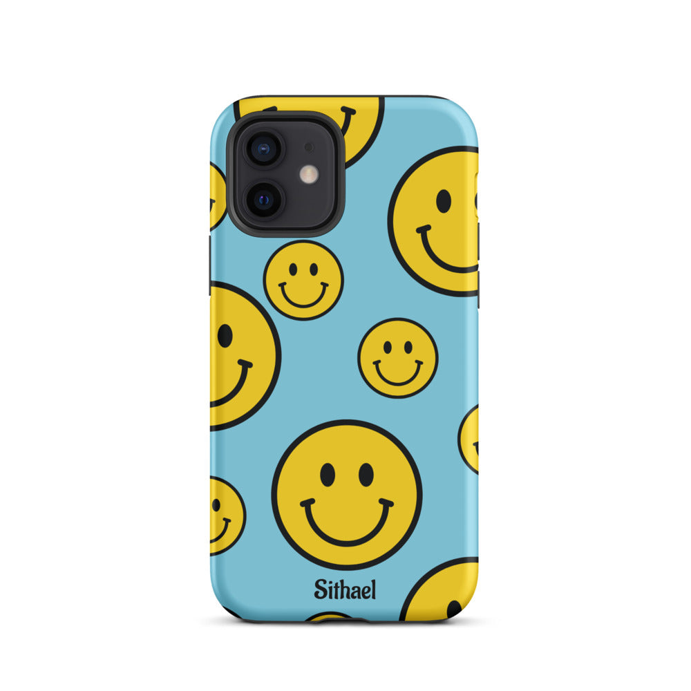 Blue Smiles - Case de doble capa