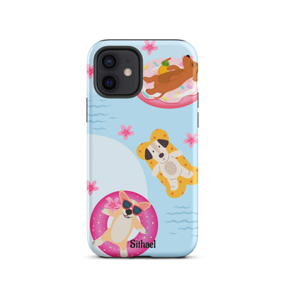 Swimming Dogs - Case Doble Capa