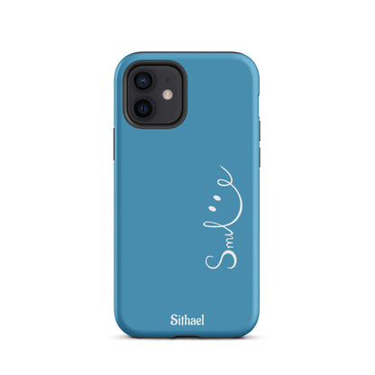 Smile Blue - Case de doble capa