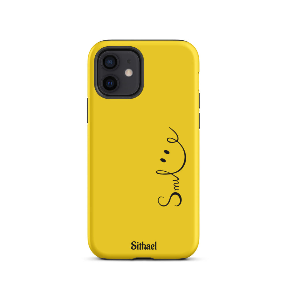 Smile Yellow - Case de doble capa