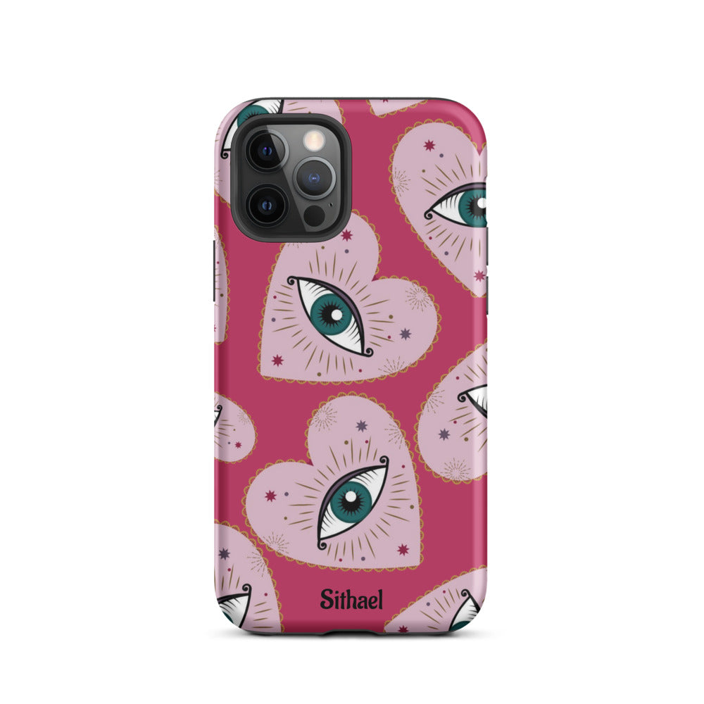 Magenta Eyes - Case de doble capa