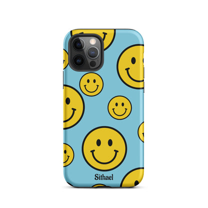 Blue Smiles - Case de doble capa