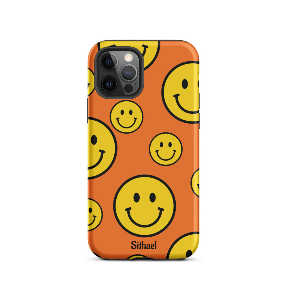 Orange Smiles - Case de doble capa