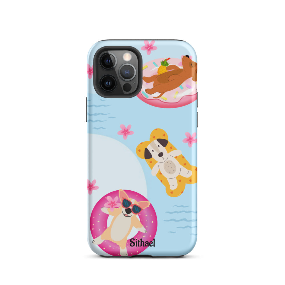 Swimming Dogs - Case Doble Capa