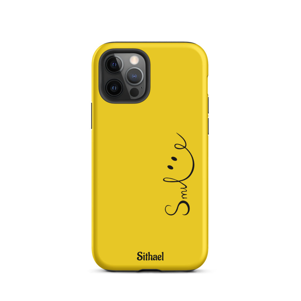 Smile Yellow - Case de doble capa