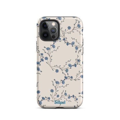 Blue Leaves - Case de doble capa