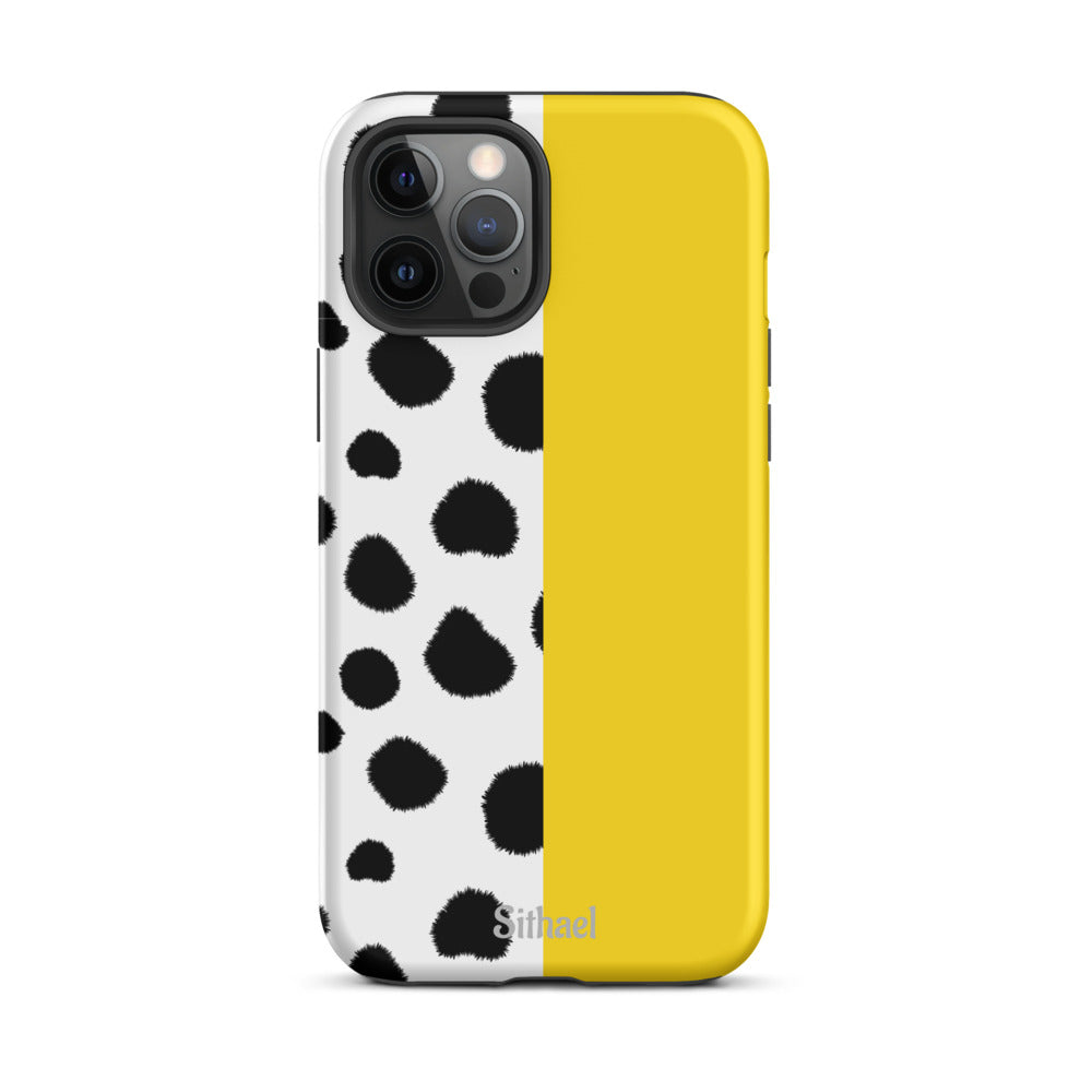 Cow and Yellow - Case de doble capa