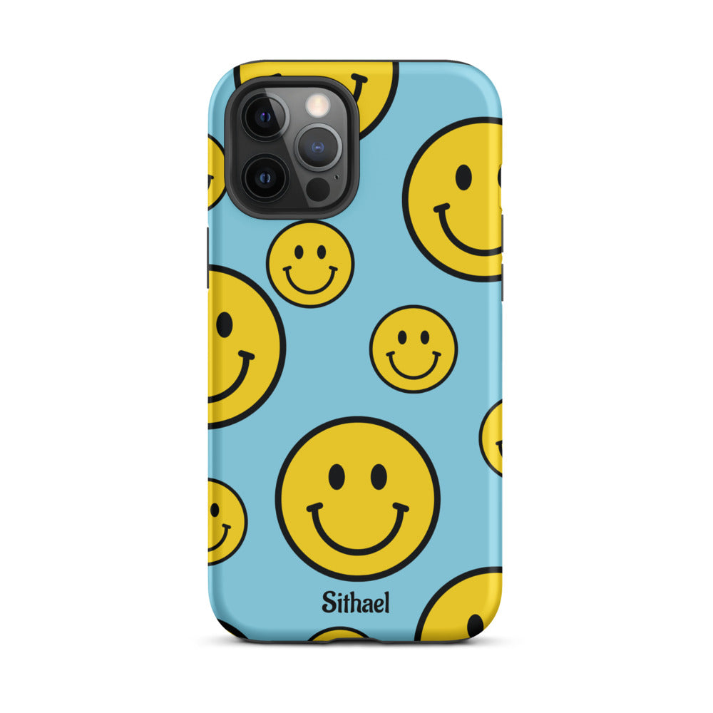 Blue Smiles - Case de doble capa