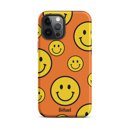 Orange Smiles - Case de doble capa