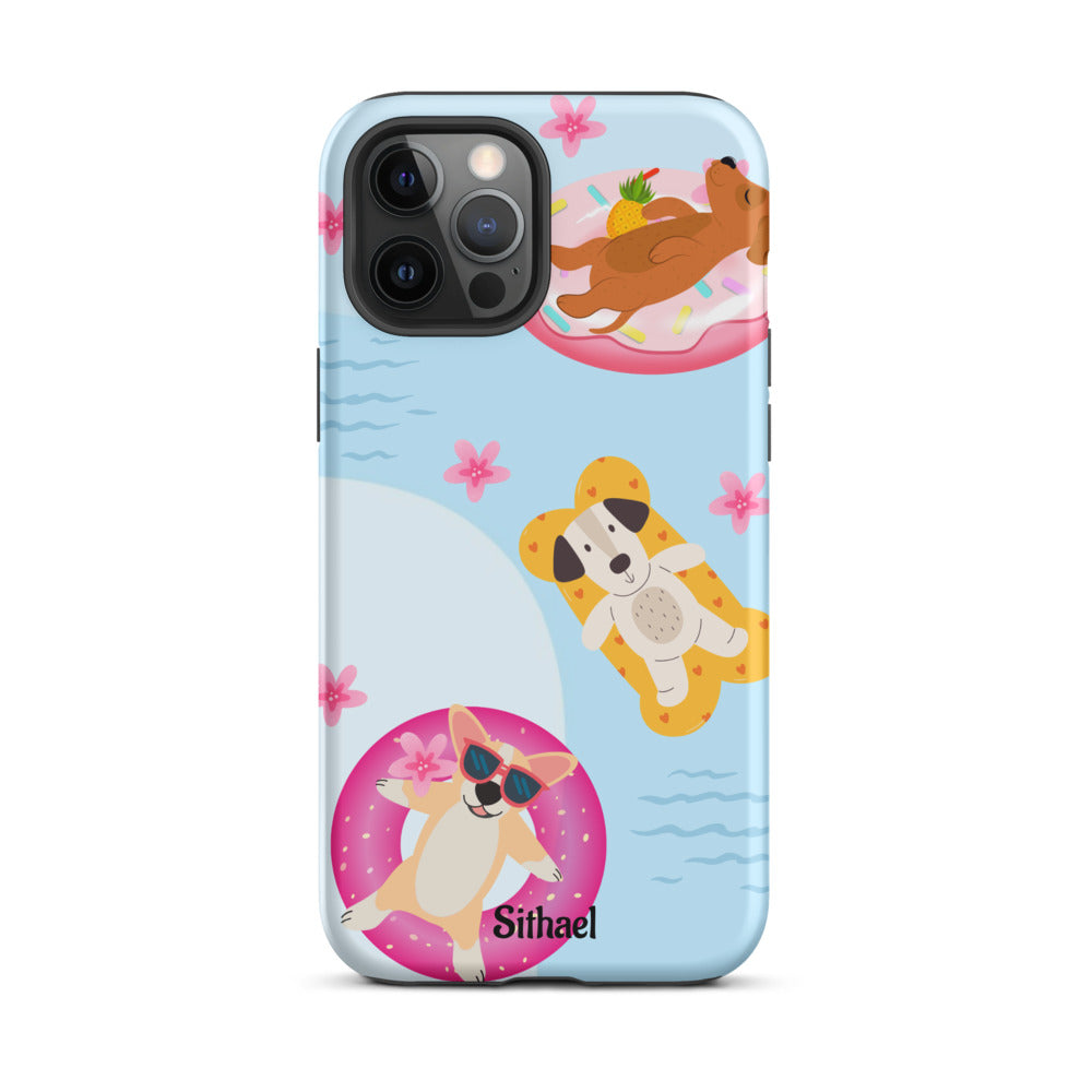 Swimming Dogs - Case Doble Capa