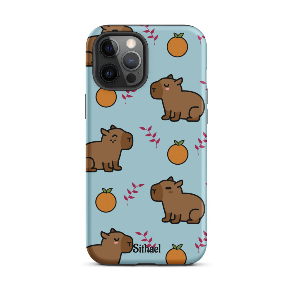 Capybara pattern - Case de doble capa