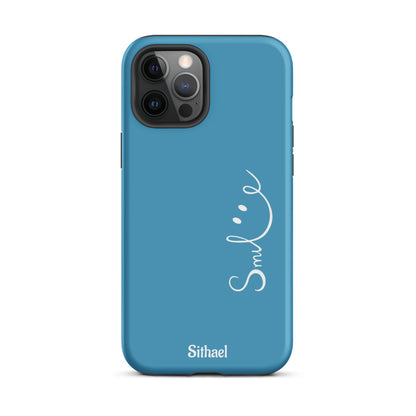 Smile Blue - Case de doble capa