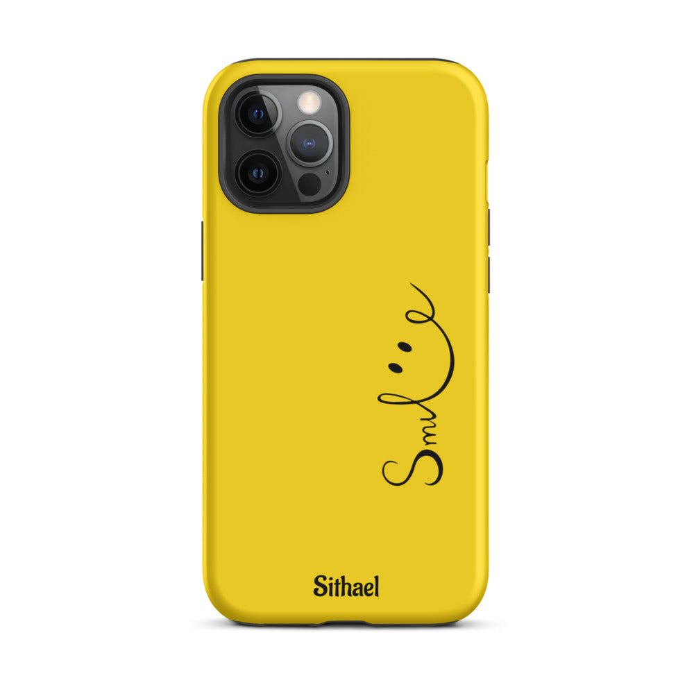 Smile Yellow - Case de doble capa