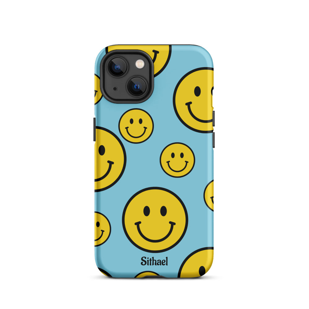 Blue Smiles - Case de doble capa