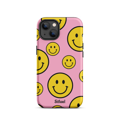 Pink Smiles - Case de doble capa