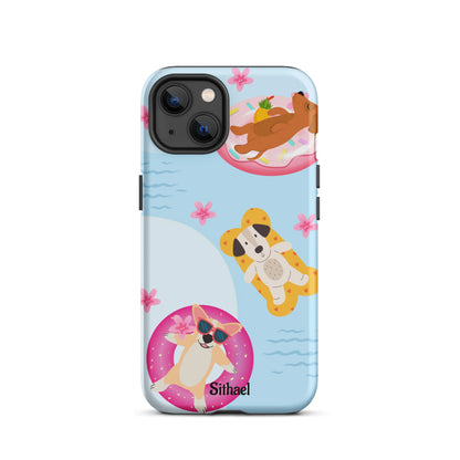 Swimming Dogs - Case Doble Capa