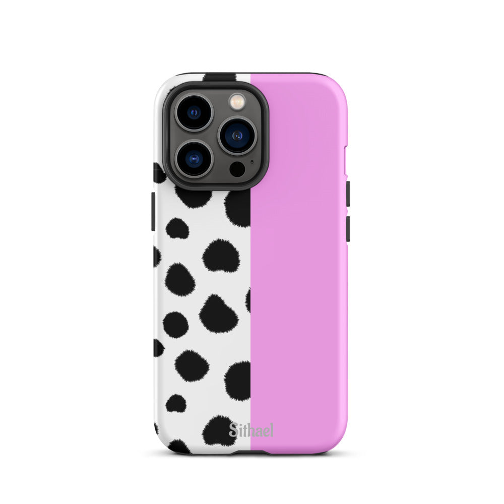 Cow and Pink - Case de doble capa