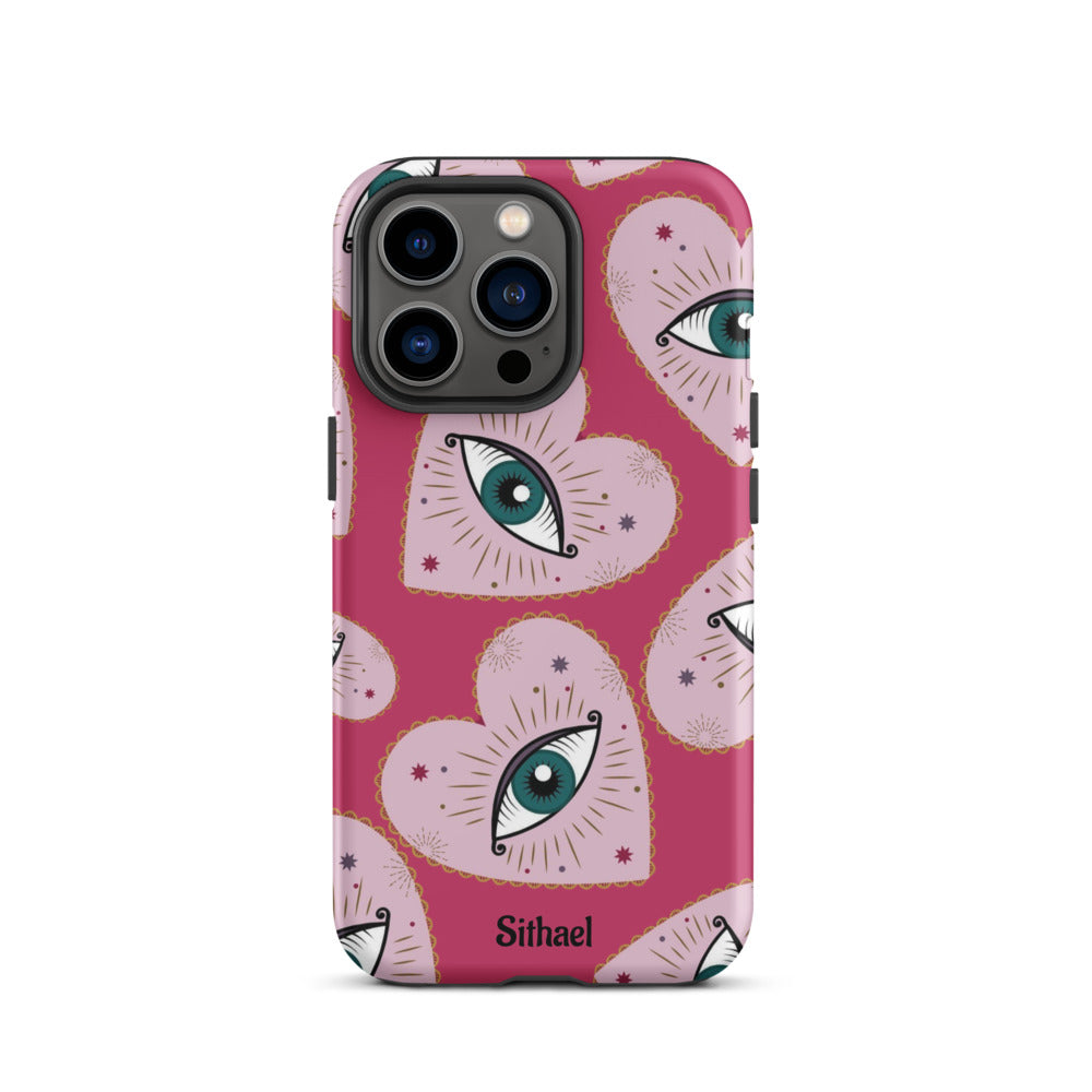 Magenta Eyes - Case de doble capa