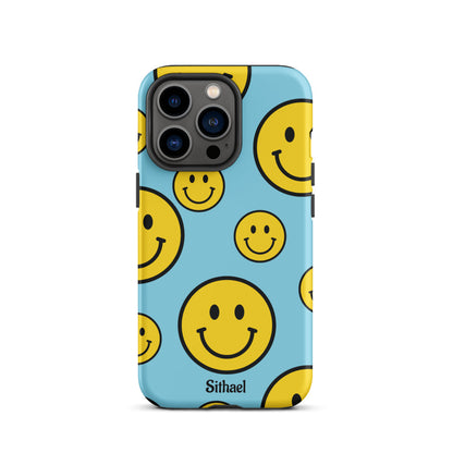 Blue Smiles - Case de doble capa