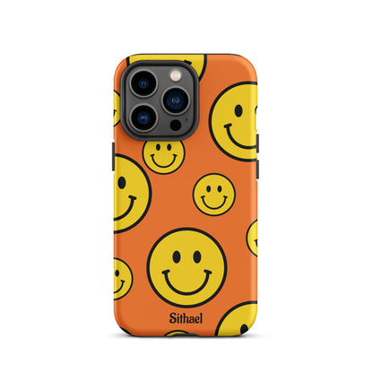 Orange Smiles - Case de doble capa