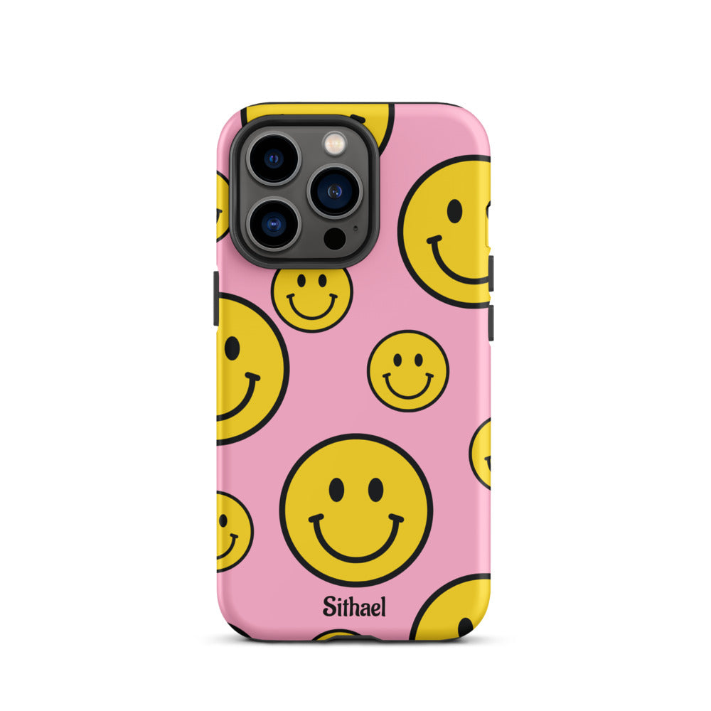 Pink Smiles - Case de doble capa