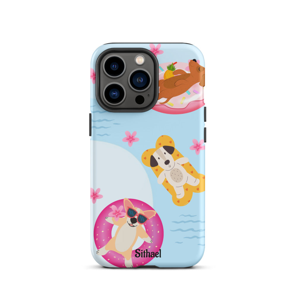 Swimming Dogs - Case Doble Capa