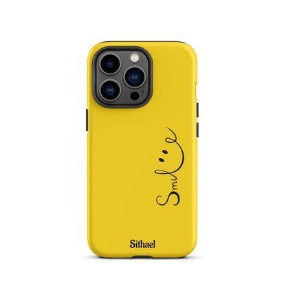 Smile Yellow - Case de doble capa