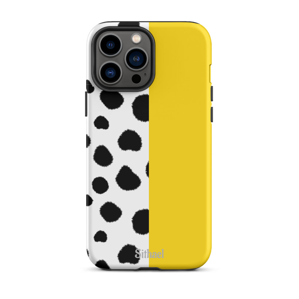 Cow and Yellow - Case de doble capa