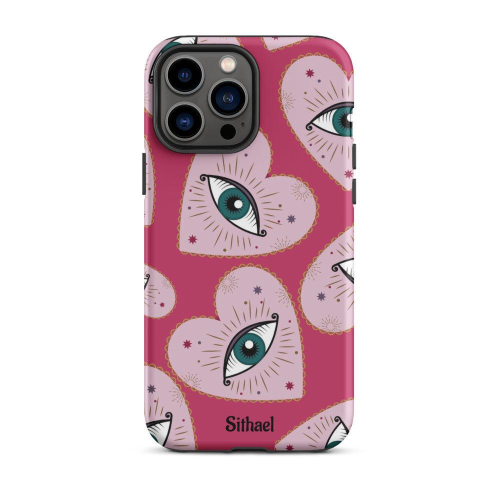 Magenta Eyes - Case de doble capa