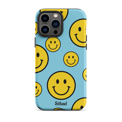 Blue Smiles - Case de doble capa